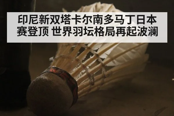 印尼新双塔卡尔南多马丁日本赛登顶 世界羽坛格局再起波澜